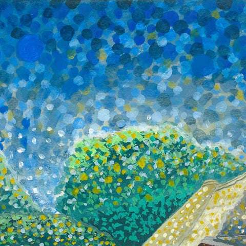 Umenomiya Grand Shrine Acrylic Painting Buy Now on Artezaar.com Online Art Gallery Dubai UAE