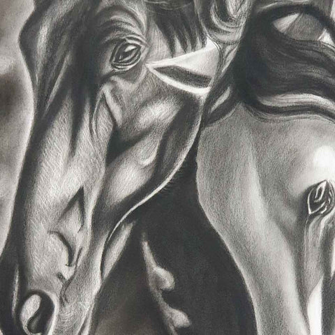 Unspoken Bond Sketch and Drawing Buy Now on Artezaar.com Online Art Gallery Dubai UAE