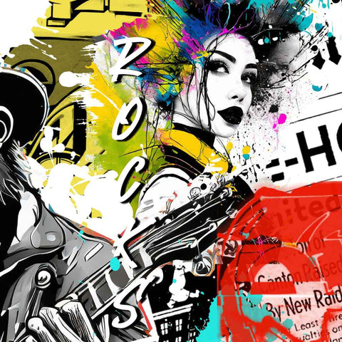 Urban Fusionz Digital Print Pop Art Buy Now on Artezaar.com Online Art Gallery Dubai UAE