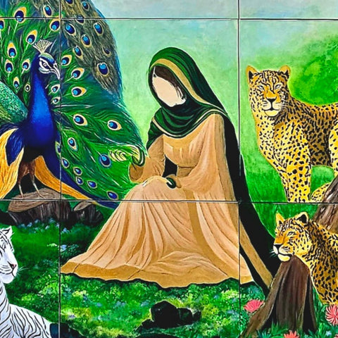 Valencia's Harmony Fantasy Acrylic Painting Buy Now on Artezaar.com Online Art Gallery Dubai UAE