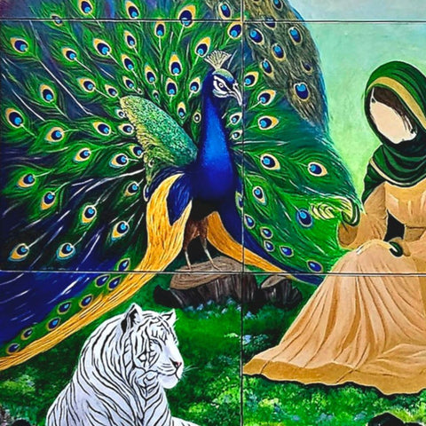 Valencia's Harmony Fantasy Acrylic Painting Buy Now on Artezaar.com Online Art Gallery Dubai UAE