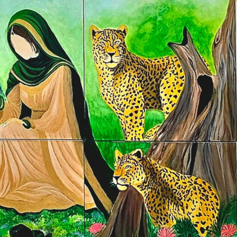 Valencia's Harmony Fantasy Acrylic Painting Buy Now on Artezaar.com Online Art Gallery Dubai UAE