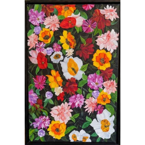Valley Of Flowers - Oil Painting - Artezaar.com Online Art Gallery