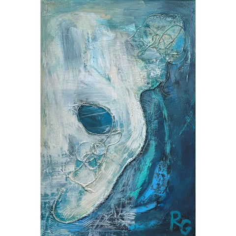 Vanilla Sky Mixed Media Painting Buy Now on Artezaar.com Online Art Gallery Dubai UAE