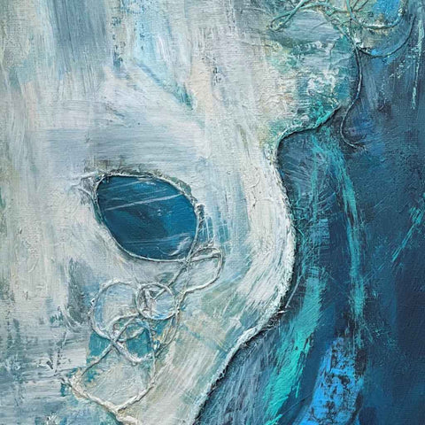 Vanilla Sky Mixed Media Painting Buy Now on Artezaar.com Online Art Gallery Dubai UAE