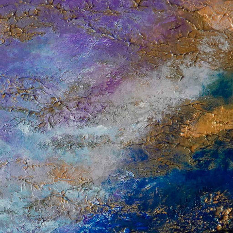 Veil of Night Mixed Media Painting Buy Now on Artezaar.com Online Art Gallery Dubai UAE