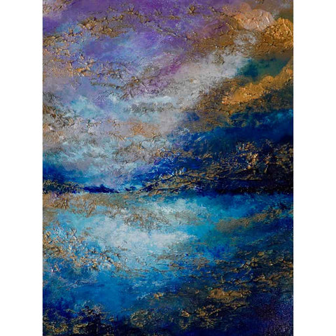 Veil of Night Mixed Media Painting Buy Now on Artezaar.com Online Art Gallery Dubai UAE