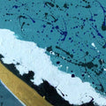 Vibe of Marina Drive Abstract Mixed media painting Buy Now on Artezaar.com Online Art Gallery Dubai UAE