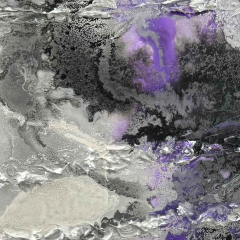 Violet Silver Motion Acrylic Painting Buy Now on Artezaar.com Online Art Gallery Dubai UAE