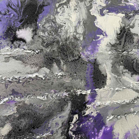 Violet Silver Motion Acrylic Painting Buy Now on Artezaar.com Online Art Gallery Dubai UAE