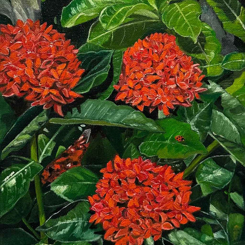 Vivid Harmony Oil Painting Buy Now on Artezaar.com Online Art Gallery Dubai UAE