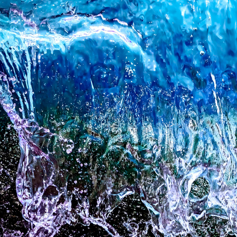 Waves Blue 5 - Photography - Artezaar.com Online Art Gallery