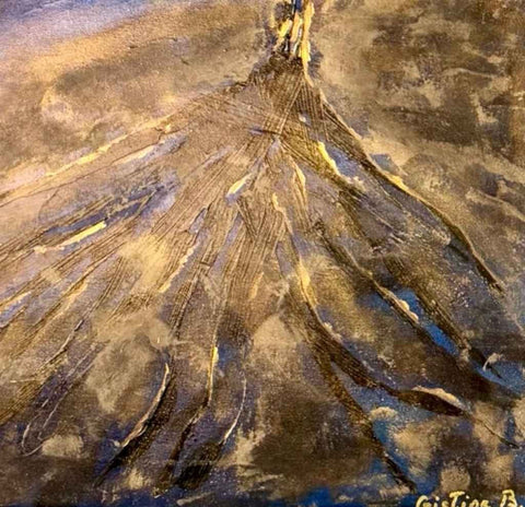 Where Something Still Grows Acrylic Painting Buy Now on Artezaar.com Online Art Gallery Dubai UAE