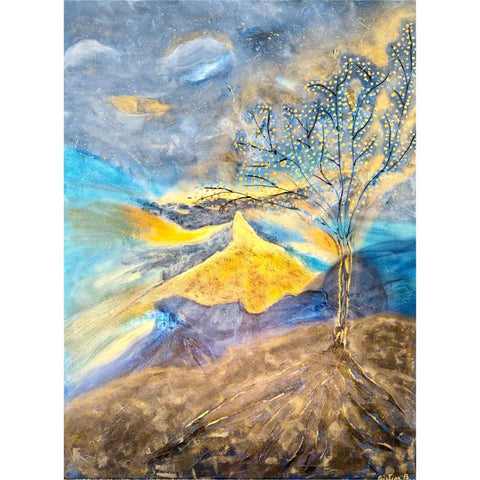 Where Something Still Grows Acrylic Painting Buy Now on Artezaar.com Online Art Gallery Dubai UAE