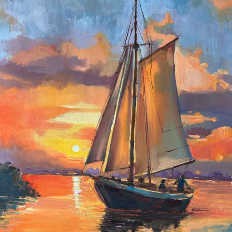 Where the Light Returns - Oil Painting - Artezaar.com Online Art Gallery