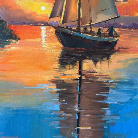 Where the Light Returns - Oil Painting - Artezaar.com Online Art Gallery