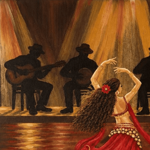 Where The Soul Dances - Acrylic Painting - Artezaar.com Online Art Gallery