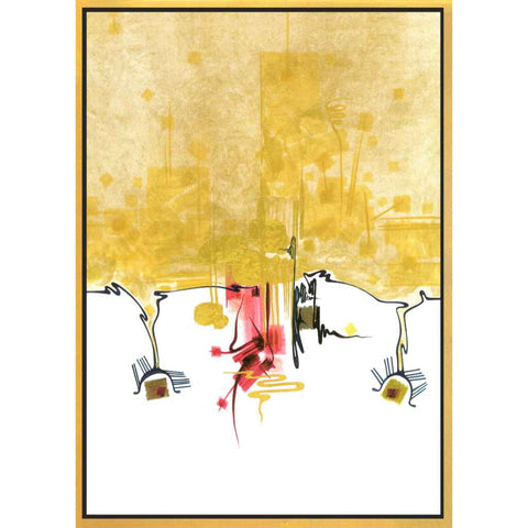 Where To Get Gold For The Mind? Abstract Digital Print Buy Now on Artezaar.com Online Art Gallery Dubai UAE