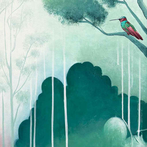 Whispers of the Forest Acrylic Painting Buy Now on Artezaar.com Online Art Gallery Dubai UAE