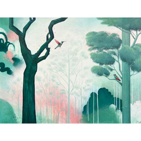 Whispers of the Forest Acrylic Painting Buy Now on Artezaar.com Online Art Gallery Dubai UAE
