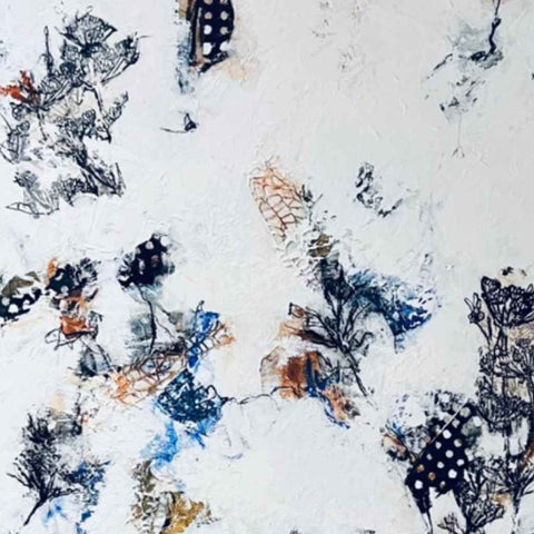 Whispers of Winter 2025 Mixed Media Painting Buy Now on Artezaar.com Online Art Gallery Dubai UAE