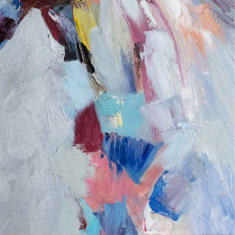 White Horse Abstract Oil Painting Buy Now on Artezaar.com Online Art Gallery Dubai UAE