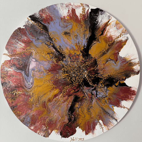 Wildfire Blossom - Acrylic Painting - Artezaar.com Online Art Gallery