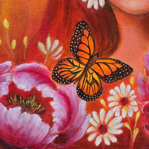 Wings of Dreams Mixed Media Painting Buy Now on Artezaar.com Online Art Gallery Dubai UAE