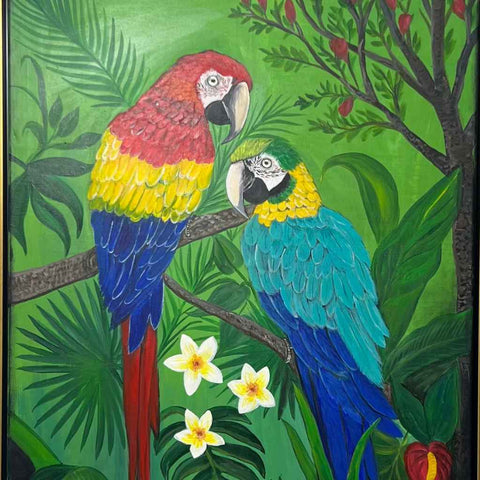 Wings of Love Fine Acrylic Painting Buy Now on Artezaar.com Online Art Gallery Dubai UAE