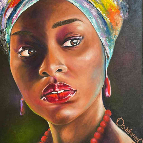 Women of Strength Oil Painting Buy Now on Artezaar.com Online Art Gallery Dubai UAE