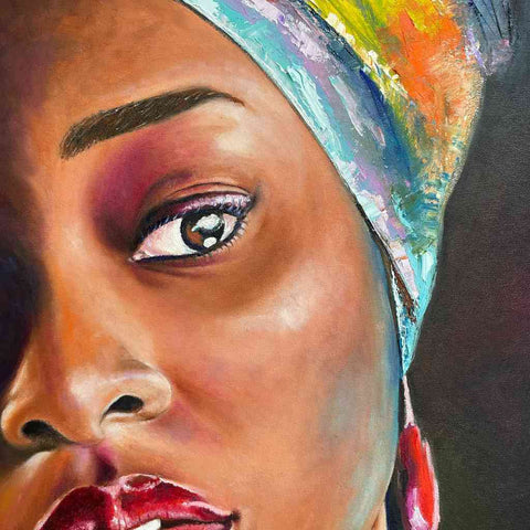 Women of Strength Oil Painting Buy Now on Artezaar.com Online Art Gallery Dubai UAE