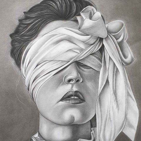 Wrapped in Faith Sketches and Drawings Buy Now on Artezaar.com Online Art Gallery Dubai UAE