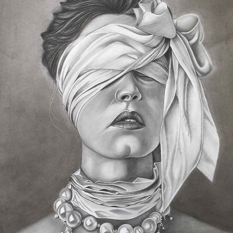 Wrapped in Faith Sketches and Drawings Buy Now on Artezaar.com Online Art Gallery Dubai UAE