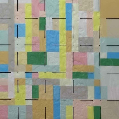 Yummy Grid Abstract Acrylic Painting Buy Now on Artezaar.com Online Art Gallery Dubai UAE