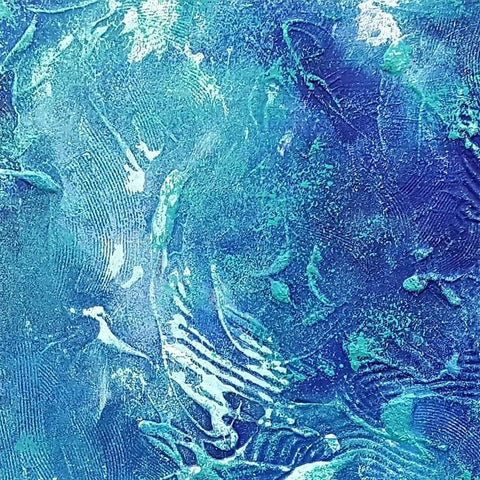 Ocean Breeze Abstract Acrylic Painting Buy Now on Artezaar.com Online Art Gallery Dubai UAE