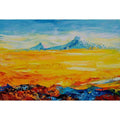 Abstract Landscape Yellow Abstract Oil Painting Buy Now on Artezaar.com Online Art Gallery Dubai UAE