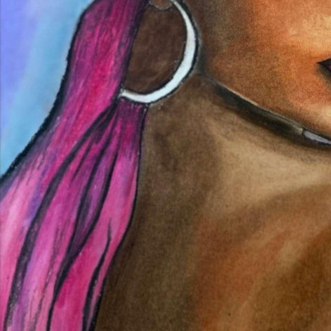 African girl by Divya Singla Buy now on artezaar.com Online Art Gallery