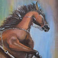 After the Ride Fine Art Acrylic Painting Buy Now on Artezaar.com Online Art Gallery Dubai UAE