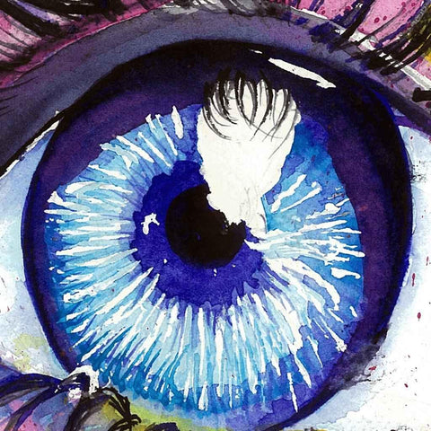An Eye Watercolor Painting Buy Now on Artezaar.com Online Art Gallery Dubai UAE