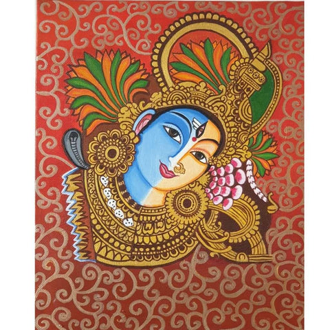 Ardhanarishwar by Smitashree Balaji Acrylic painting Buy now on artezaar.com Online Art Gallery