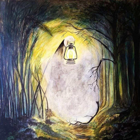 Be The Light In The Darkness Fine Art Acrylic Painting Buy Now on Artezaar.com Online Art Gallery Dubai UAE