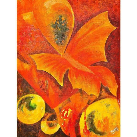 Beauty Of Colors Abstract Acrylic Painting Buy Now on Artezaar.com Online Art Gallery Dubai UAE