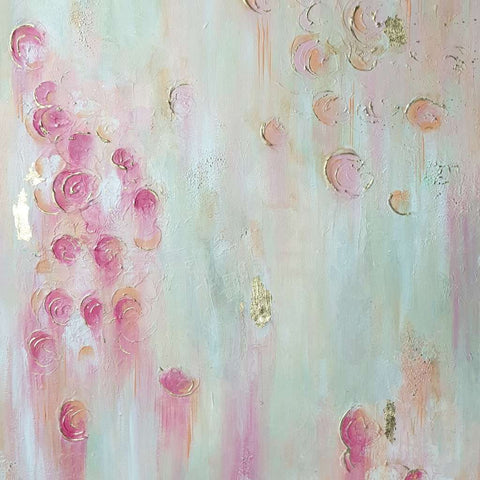 Bed of Roses by Hina Raheel Acrylic Painting Buy now on artezaar.com Online Art Gallery