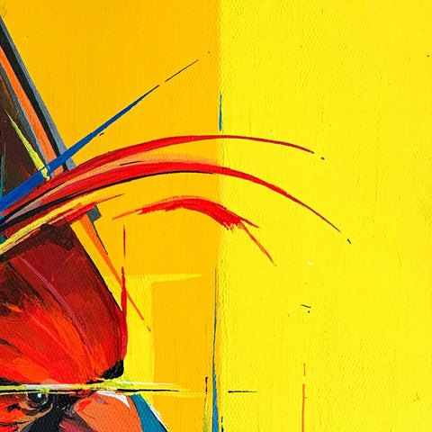 Cardinal Acrylic Painting Buy Now on Artezaar.com Online Art Gallery Dubai UAE