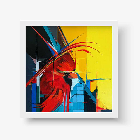 Cardinal Acrylic Painting Buy Now on Artezaar.com Online Art Gallery Dubai UAE