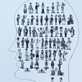 Open Your Mind Sketch Buy Now on Artezaar.com Online Art Gallery Dubai UAE