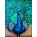Peacock - dignity, grace and poise by Divya Singla Mixed media Painting Buy now on artezaar.com Online Art Gallery
