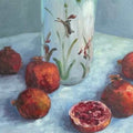 Pomegranates and Roses Oil Painting Buy Now on Artezaar.com Online Art Gallery Dubai UAE
