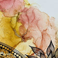 Spring Explosion Mixed Media Alcohol Ink Painting Buy Now on Artezaar.com Online Art Gallery Dubai UAE