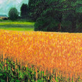 The Golden Field Acrylic Painting Buy Now on Artezaar.com Online Art Gallery Dubai UAE